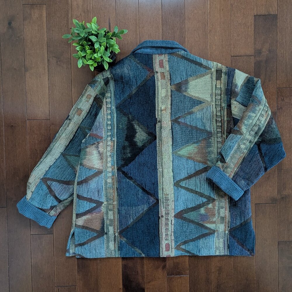 Aztec Patchwork Vintage Jacket - image 3